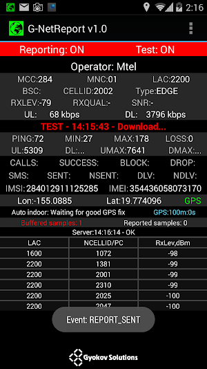 G-NetReport Demo Screenshot 0