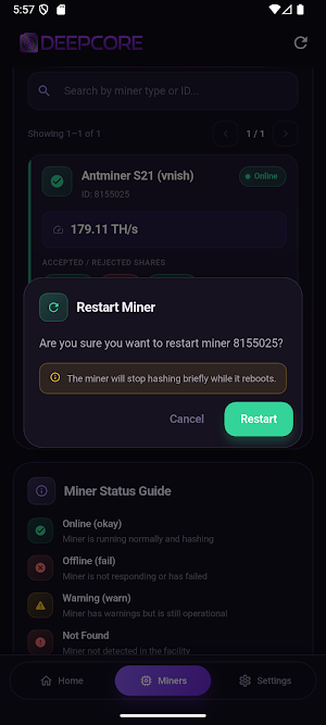 DeepCore Hosting Screenshot 3