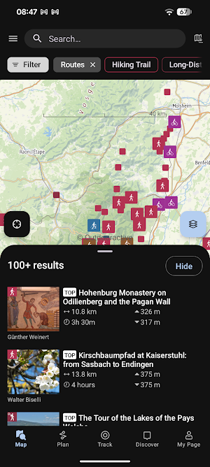 Club Vosgien – Hike & Bike Screenshot 1