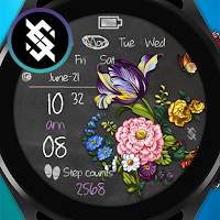 BFF15- Blackboard Art Flower