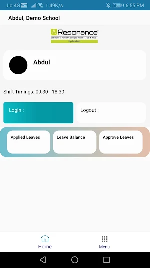 Staff App - Resonance Screenshot 2