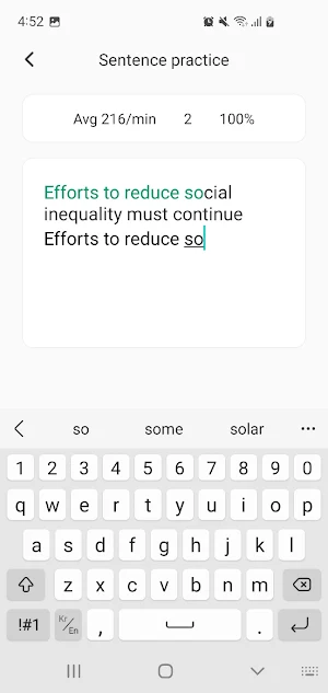 Typing King - Typing Practice Screenshot 3