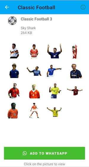 Classic Football Stickers Screenshot 3