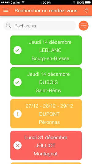 TousMesRDV Screenshot 3