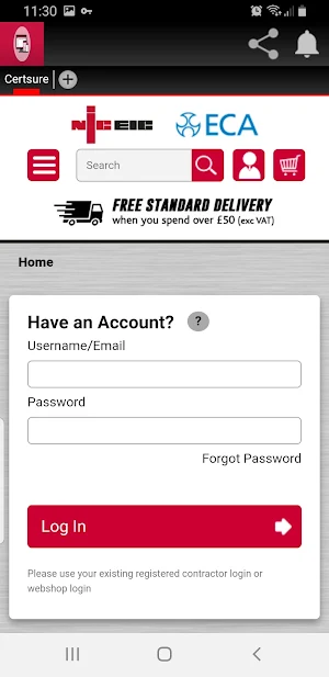 Account Manager | Certsure Screenshot 1