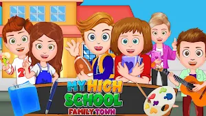 My FamilyTown City High School Screenshot 0