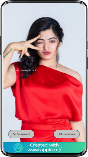 Rashmika Mandanna Hd Wallpaper Screenshot 1