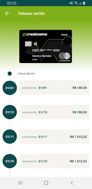Credicoamo Cartões Screenshot 2