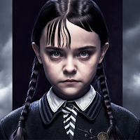 Wednesday Addams Wallpaper 4K