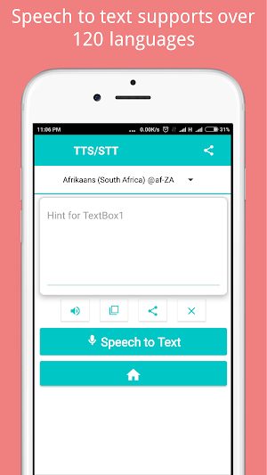 Multi lang. speech to text-TTS Screenshot 2