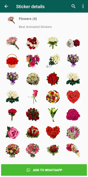 Roses Stickers WAStickerApps Screenshot 3