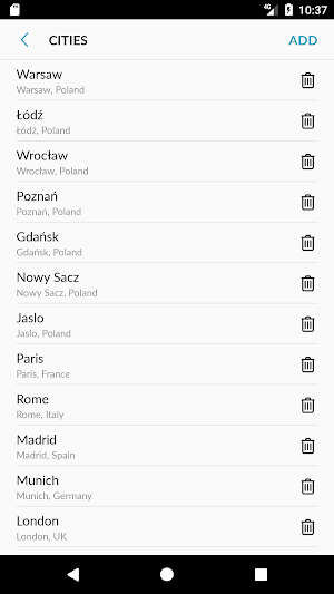 Poland Weather Screenshot 3