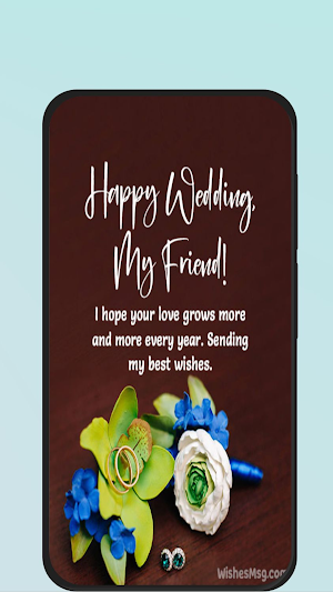 wedding congratulations card Screenshot 3