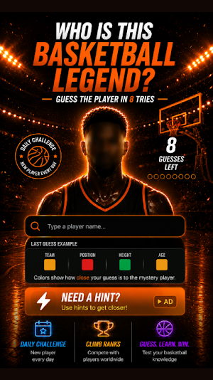 Hoopdle: Trivia for NBA Fans Screenshot 0