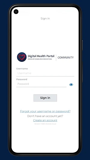 Digital Health Portal Screenshot 1