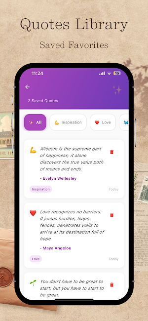 Quotable AI - Get Inspired Screenshot 3