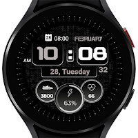 Black Tech Watch Face