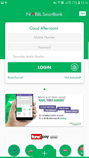 Nabil SmartBank Screenshot 0