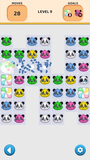 Panda rush Match puzzle Screenshot 3