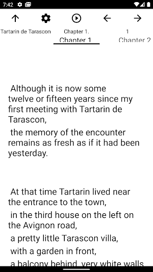 Book, Tartarin de Tarascon Screenshot 1