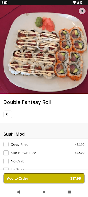 Thai Palace & Sushi Bar Screenshot 2