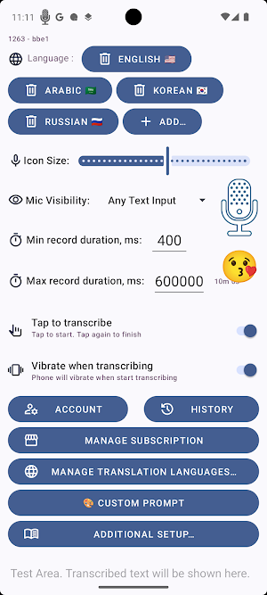 VoiceKey Speech to Text and AI Screenshot 3