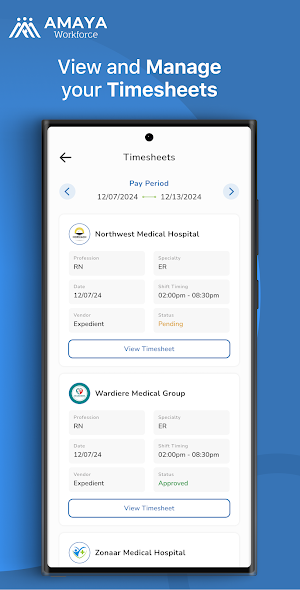Amaya Workforce Screenshot 2