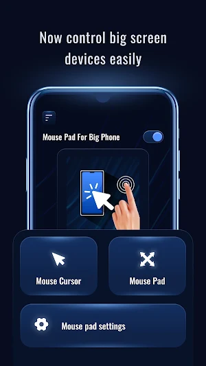 Mouse Pad for Big Phones Screenshot 1