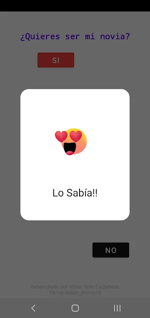 ¿Quieres ser mi novi@? Screenshot 2