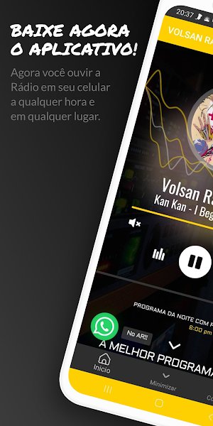 Volsan Rádio Web Screenshot 0