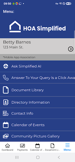 HOA Simplified Screenshot 3