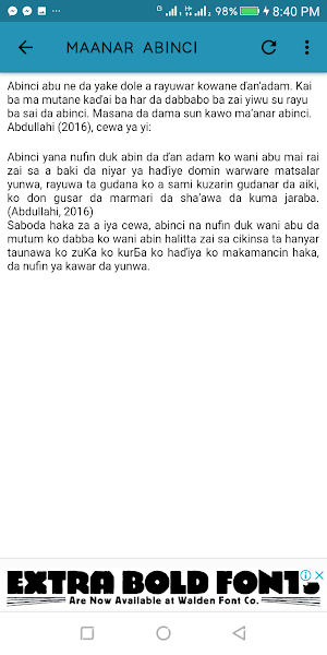 Abincin Gargajiya (Hausa Traditional Foods) Screenshot 2