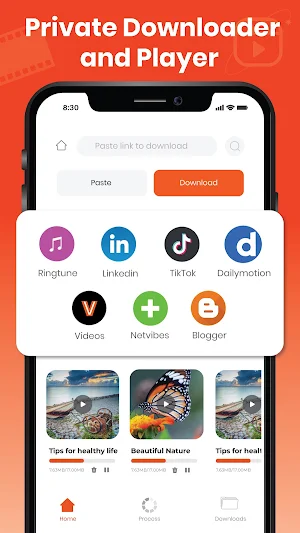 Video Downloader HD: 4k player Screenshot 0