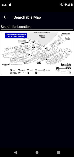 Spring Lake RV Resort Screenshot 1