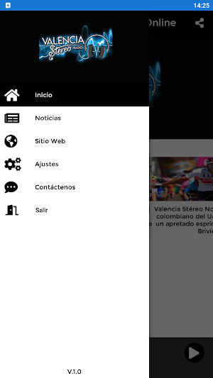 Valencia Stéreo Radio Online Screenshot 1