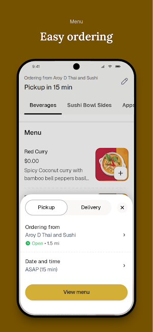 Aroy D Thai and Sushi Screenshot 2