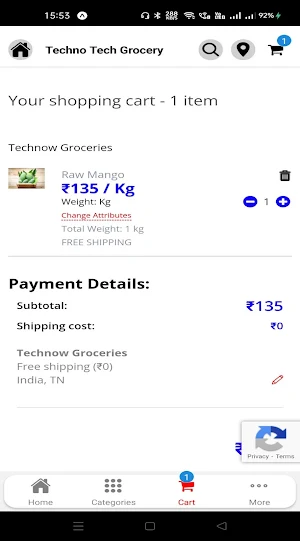 Technow Groceries Screenshot 3
