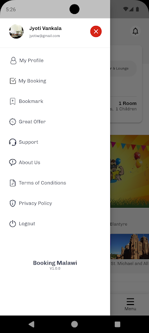 Booking Malawi Screenshot 2