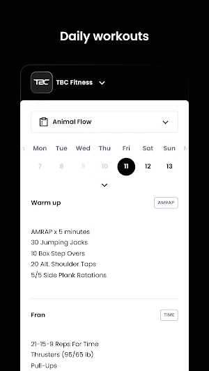 TBC Fitness Screenshot 3