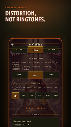 GrungeWake: Grunge Alarm Clock Screenshot 2