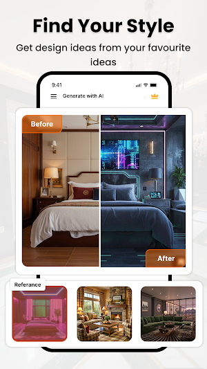 Home Interior Design AI App Screenshot 2