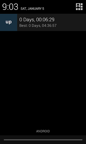 Uptime Widget Screenshot 1