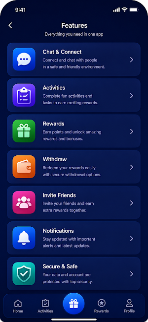 Stateflix: Chat & Earn Screenshot 1