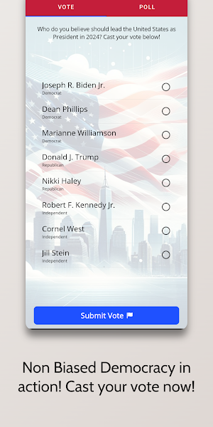 Citizens Presidential Poll Screenshot 2