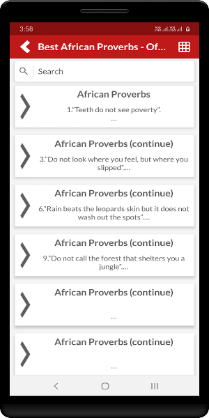 Best African Proverbs - Offline Screenshot 1