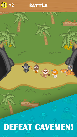 Monkeys vs. Cavemen Screenshot 3