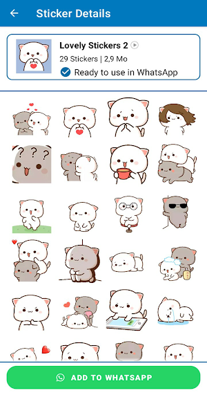 Animated Mochi Stickers Screenshot 2