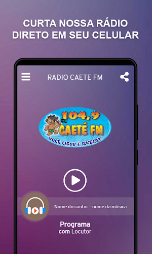 RADIO CAETE FM Screenshot 0