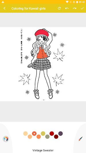 Coloring for Kawaii Girls Screenshot 0