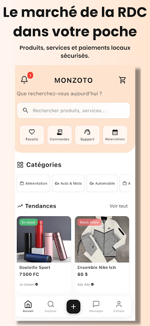 Monzoto : Vendre & acheter RDC Screenshot 0